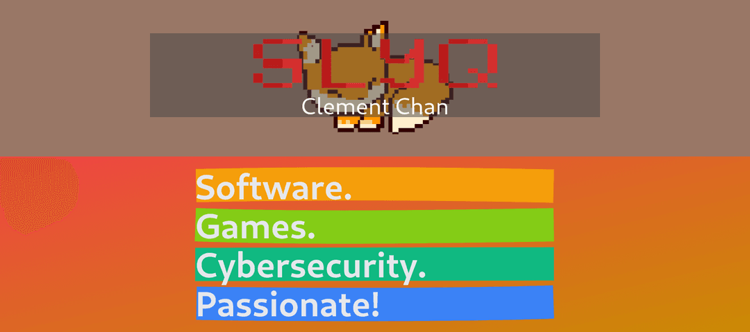 Old portfolio front page